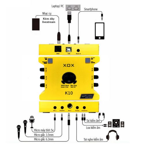 Soundcard XOX K10 Jubilee