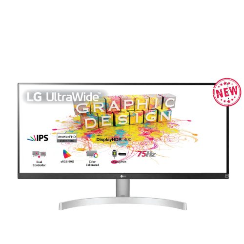 Màn hình LG HDR 29WN600-W (29inch | WFHD | IPS | 75Hz | FreeSync | Flat)