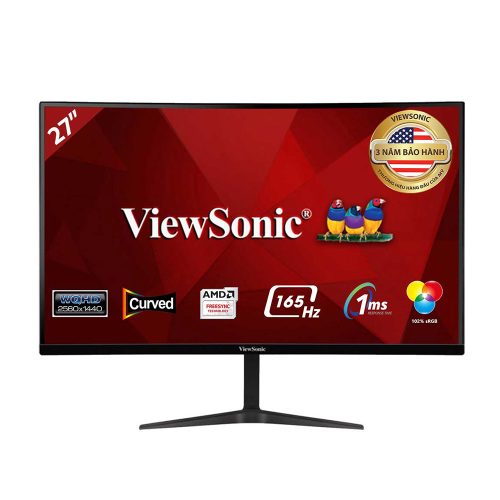 Màn Hình Cong ViewSonic VX2718-PC-MHD (27inch | FHD | 165Hz | FreeSync | VA)