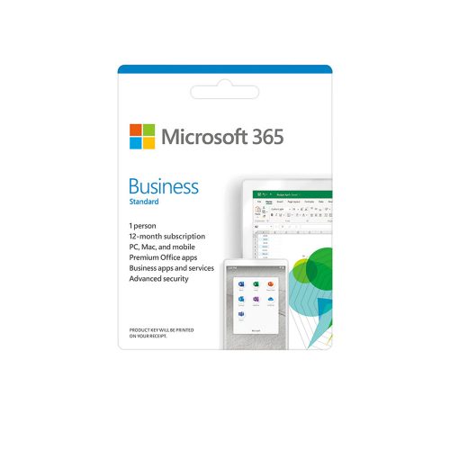 Phần mềm Microsoft 365 Business Standard Retail English APAC EM Subscr 1YR Mdls P6  (KLQ-00454)