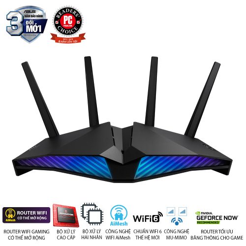 Bộ phát Wifi ASUS RT-AX82U (Black)