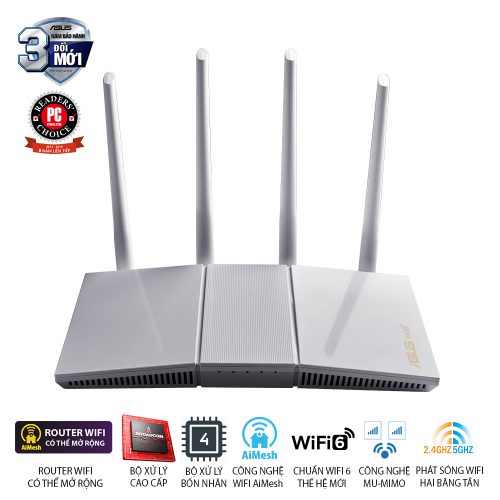 Bộ phát Wifi ASUS RT-AX55 (White)