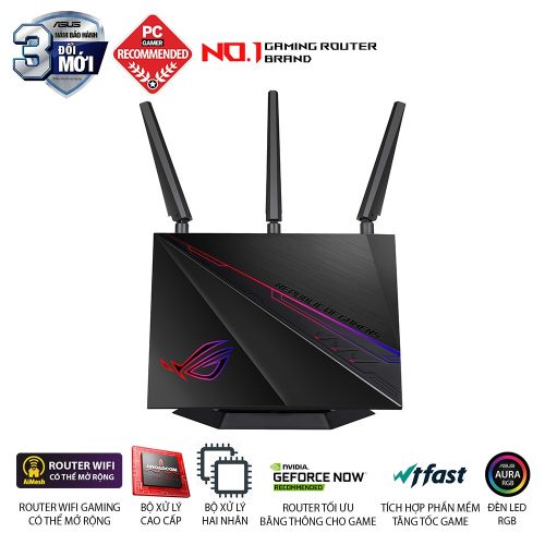 Bộ phát Wifi ASUS GT-AC2900 (Black)