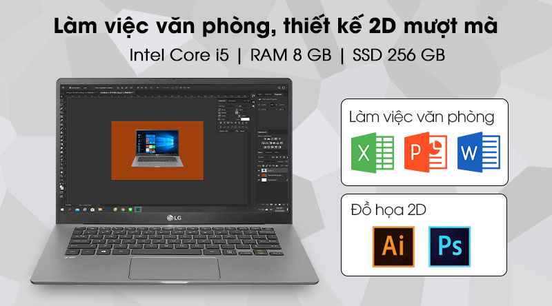 hiệu suất làm việc laptop lg gram