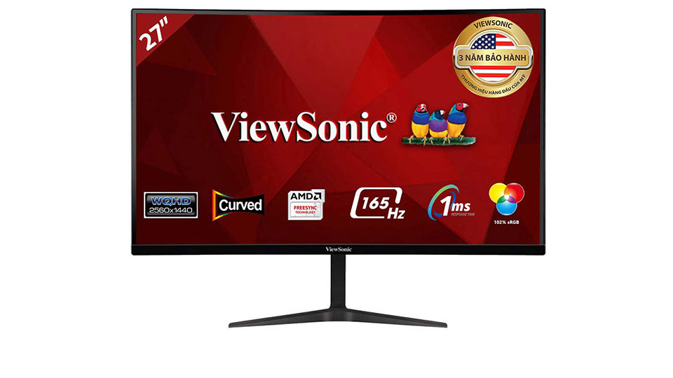 Màn hình ViewSonic VX2718-PC-MHD 27inch thiết kế viền mỏng