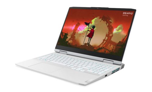 Laptop Lenovo IdeaPad Gaming 3 15ARH7 82SB007KVN (Ryzen 7 6800H | RAM 8GB | SSD 512GB | RTX 3050 4GB | 15.6" FHD 120Hz | Win 11 | Glacier White)