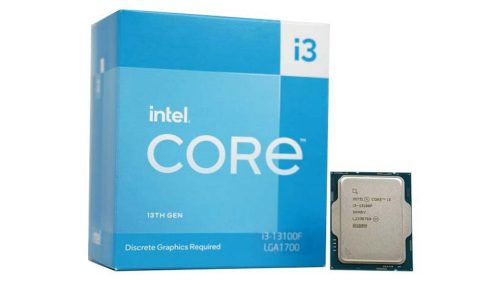 CPU Intel Core i3-13100F (turbo 4.5GHz | 4 nhân 8 luồng | 12MB Cache | LGA 1700)