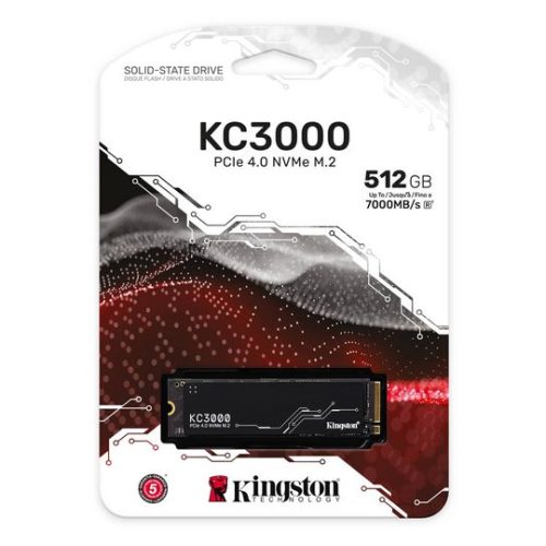 Ổ cứng SSD Kingston KC3000 512GB (M.2 NVMe Gen 4 x 4 | Đọc 7000Mb - Ghi 3900Mb/s)