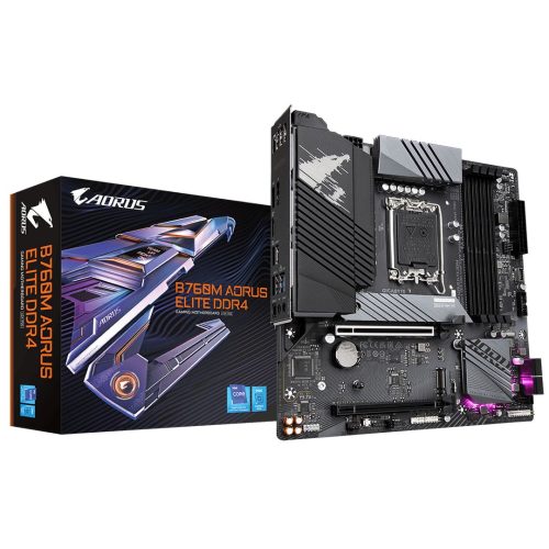 Mainboard GIGABYTE B760M AORUS ELITE DDR4 (LGA1700 | mATX | 4 Khe RAM DDR4)