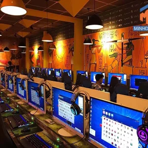 Phòng game 35 máy Core i3-6100, 8Gb, GTX960 2GD5, Mor 27inch, bàn ghế A-Z