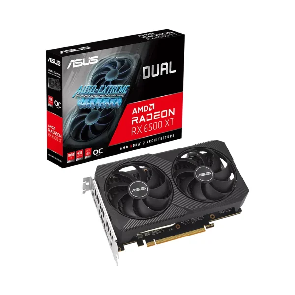 VGA ASUS DUAL RX 6500 XT OC 4GB GDDR6