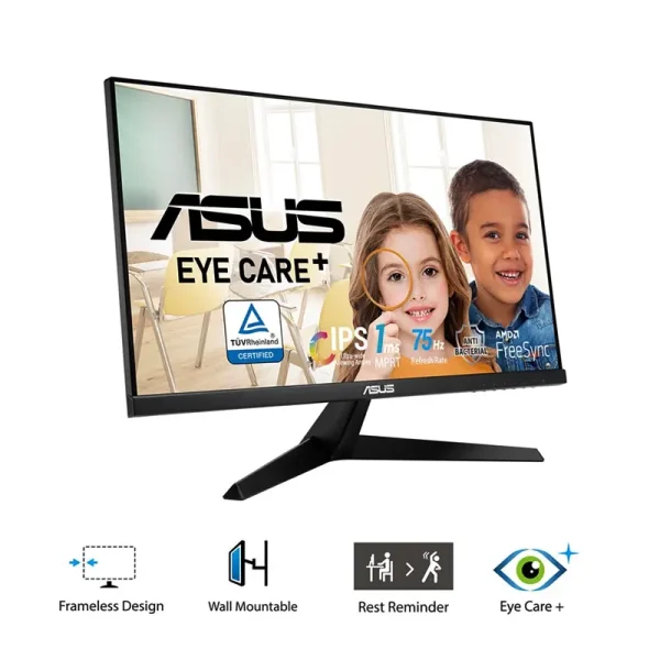 Màn hình ASUS VY249HE 23.8 inch IPS 75Hz 1ms FHD