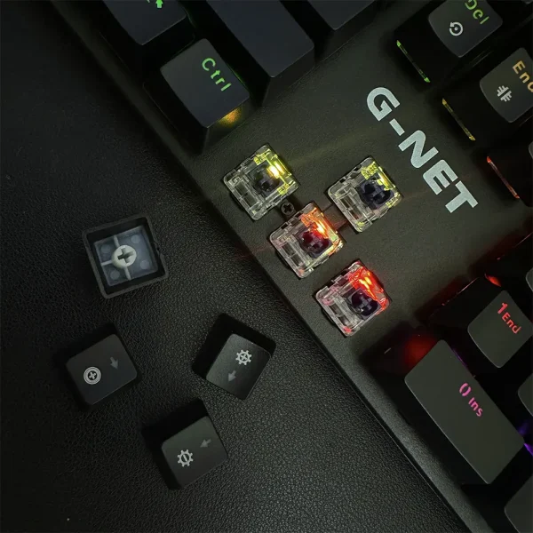 Bàn phím cơ quang Gnet GK315S RGB – Optical Switch