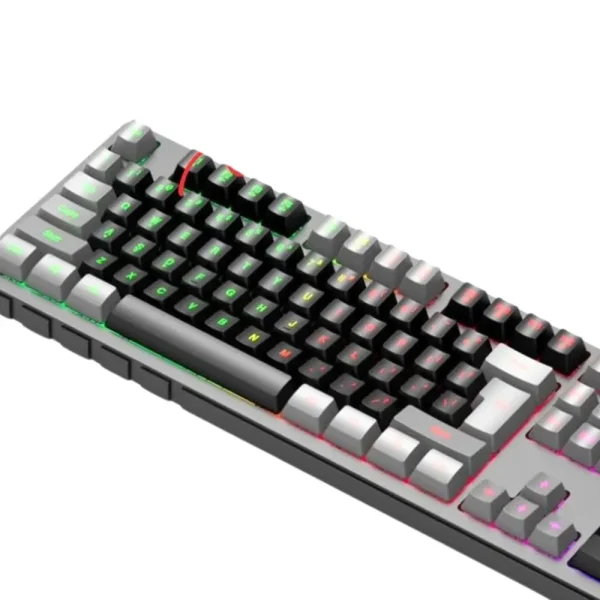 Bàn phím giả cơ Lightning AD7700S – LED Rainbow – 104 nút