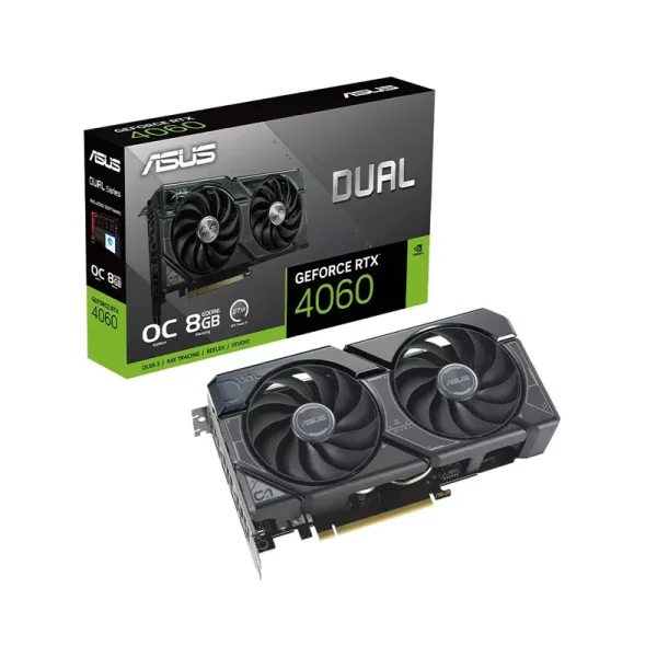 Card màn hình ASUS RTX 4060 OC Edition 8GB GDDR6 Dual