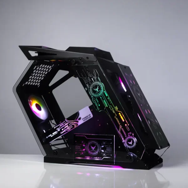 Vỏ Case Centaur CT201 Black | mATX, Mid Tower, Đen