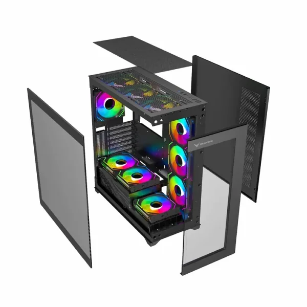Vỏ Case Centaur Nova Black |ATX, Mid Tower, Kính vô cực