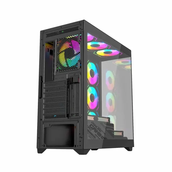 Vỏ Case Centaur Nova Black |ATX, Mid Tower, Kính vô cực