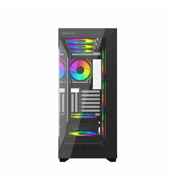 Vỏ Case Centaur Nova Black |ATX, Mid Tower, Kính vô cực