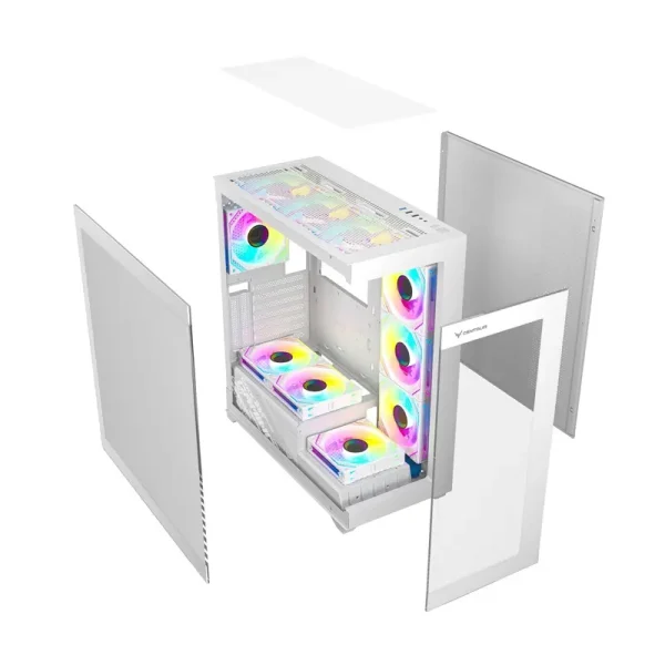 Vỏ Case Centaur Nova White |ATX, Mid Tower, Kính vô cực