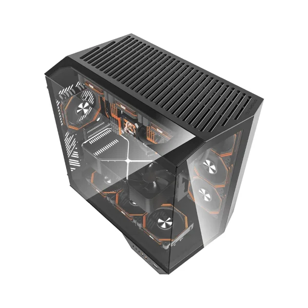 Vỏ Case DarkFlash DY470 ATX, USB 3.2 Type-C, màu đen