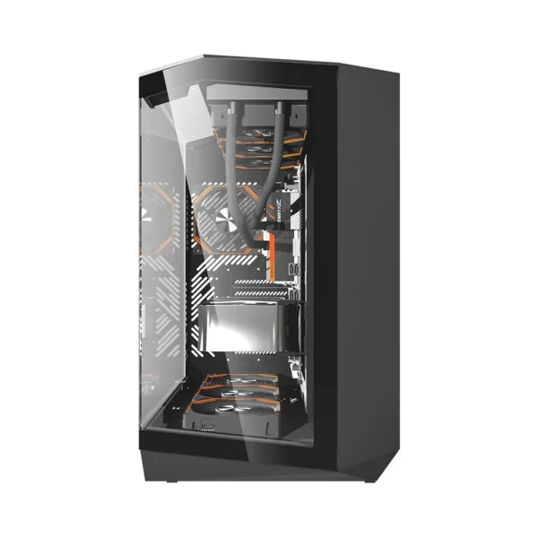 Vỏ Case DarkFlash DY470 ATX, USB 3.2 Type-C, màu đen