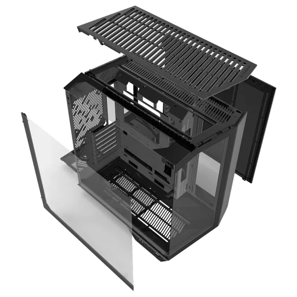 Vỏ Case DarkFlash DY470 ATX, USB 3.2 Type-C, màu đen