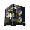 Vỏ case Jetek CSGO2 D.VA1 | M-ATX, Mid Tower, Đen