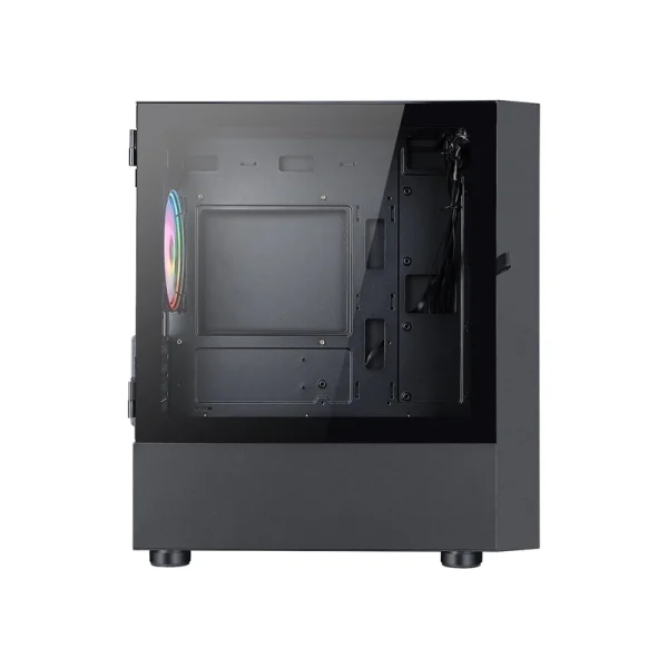 Vỏ Case Jetek Squid X3 Black | M-ATX, 3 Fan RGB