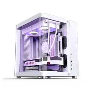 Vỏ case Jonsbo TK-1 White | mATX, Mid Tower – Trắng