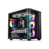 Vỏ Case JONSBO TK-3 BLACK (ATX/Mid Tower/Kính Cong Vô Cực)