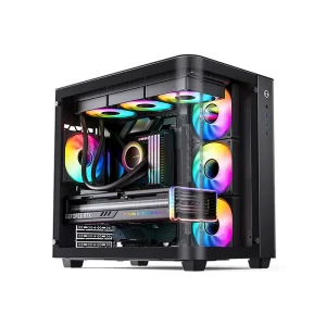 Vỏ Case JONSBO TK-3 BLACK (ATX/Mid Tower/Kính Cong Vô Cực)