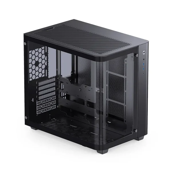 Vỏ Case JONSBO TK-3 BLACK (ATX/Mid Tower/Kính Cong Vô Cực)