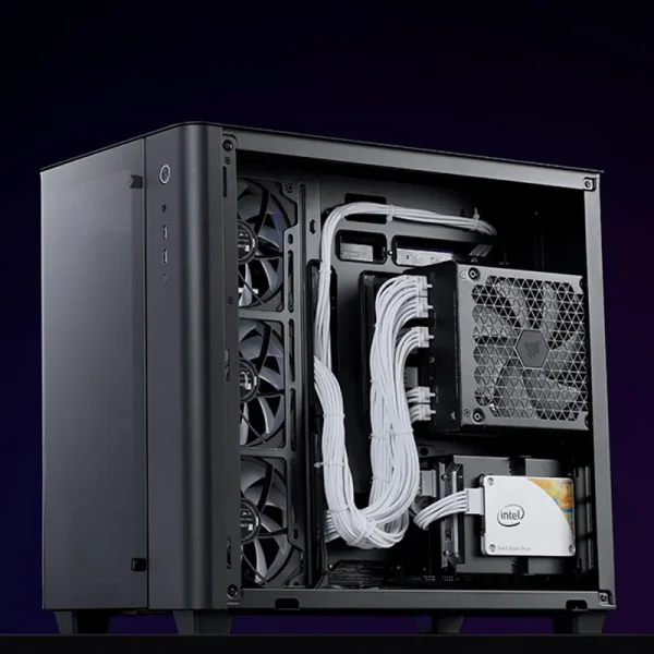 Vỏ Case JONSBO TK-3 BLACK (ATX/Mid Tower/Kính Cong Vô Cực)