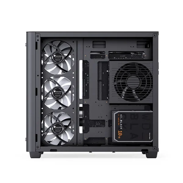 Vỏ Case JONSBO TK-3 BLACK (ATX/Mid Tower/Kính Cong Vô Cực)