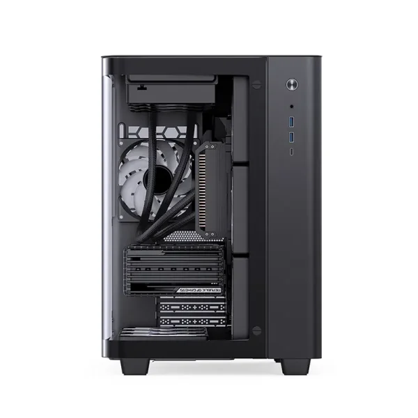 Vỏ Case JONSBO TK-3 BLACK (ATX/Mid Tower/Kính Cong Vô Cực)