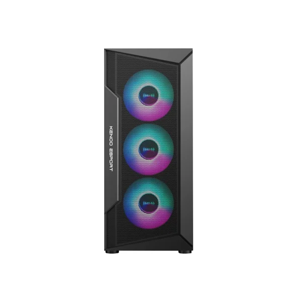 Vỏ case KENOO ESPORT AF310 3F | ATX, 3 Fan RGB, Black