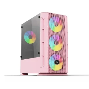 Vỏ Case KENOO ESPORT G362 (mATX/Mid Tower/Pink)