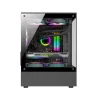 Vỏ Case KENOO ESPORT MK100 (M-ATX/Mid Tower/Black) – 3Fan