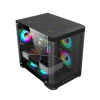 Vỏ Case KENOO ESPORT MK400 mATX Kính Cong Đen