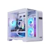 Vỏ Case MIK BARBATOS M White (mATX/Kính 3 mặt/Có LCD)