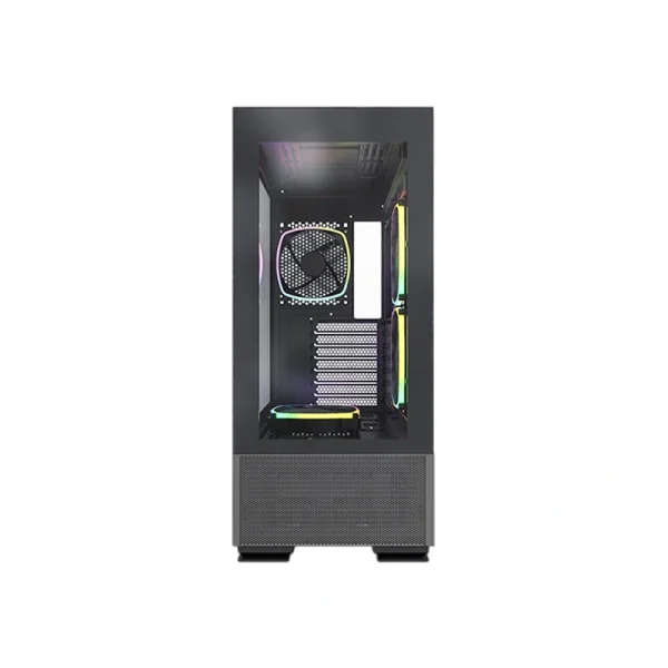 Vỏ Case MONTECH SKY TWO BLACK | ATX, 4 Fan Argb, Màu Đen
