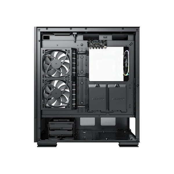 Vỏ Case MONTECH SKY TWO BLACK | ATX, 4 Fan Argb, Màu Đen