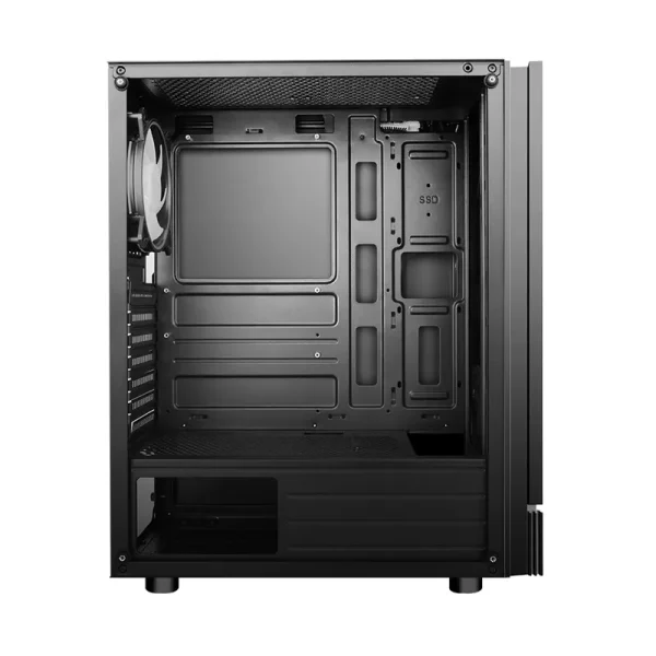 Vỏ Case SAMA 3301 Black (ATX/Mid Tower/3 Fan RGB)