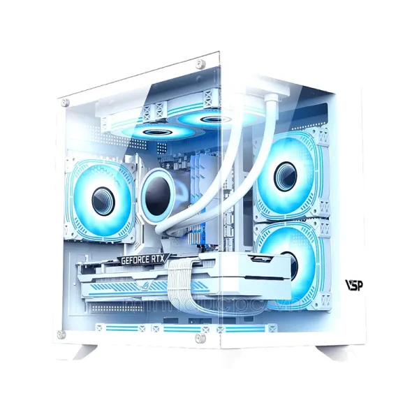 Vỏ case VSP X2 GALAXY White (Aquanaut Galaxy Gaming M-ATX)