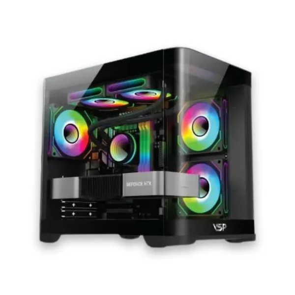 Vỏ Case VSP X7 Aquanaut Pro Gaming – Kính cong – Black