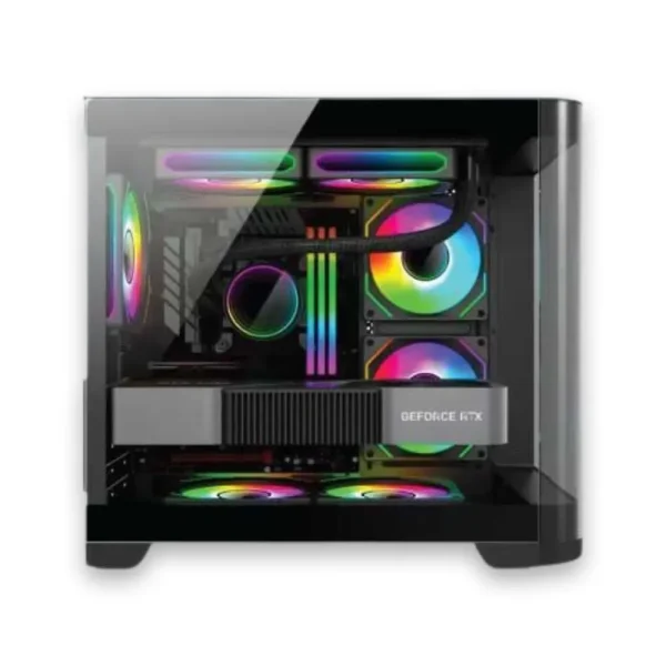 Vỏ Case VSP X7 Aquanaut Pro Gaming – Kính cong – Black