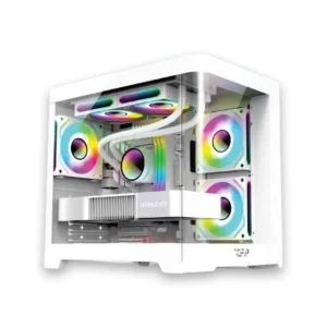 Vỏ Case VSP X7 Aquanaut Pro Gaming – Kính cong – White