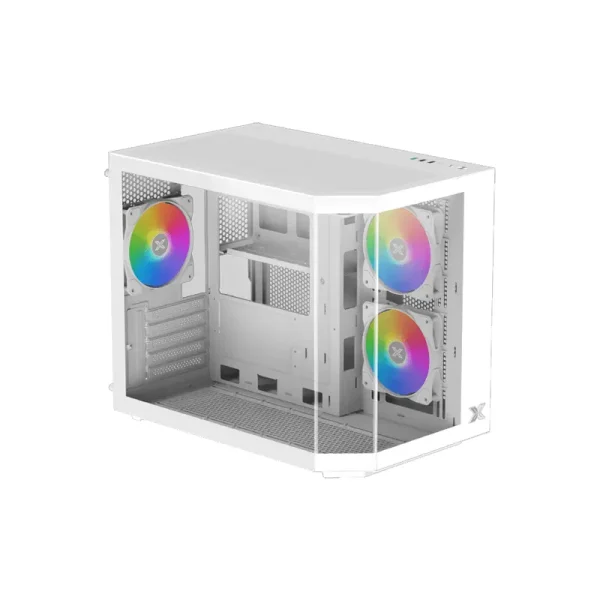 Vỏ Case Xigmatek Cubi M Arctic (M-ATX/Mid Tower/Kính vát góc)