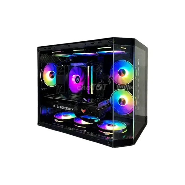 Vỏ Case Xigmatek Cubi M Black (M-ATX/Mid Tower/Kính vát góc)